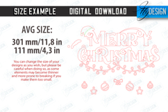 Christmas Hanging Signs Laser Cut Bundle,Xmas Wall Decor SVG Product Image 2