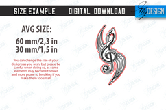 Music Bookmarks Laser Cut Bundle, Musical Instruments SVG Product Image 2