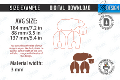 3D Table Décor Laser Cut Bundle | Wooden Puzzles | Craft SVG Product Image 2