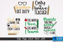 Teacher Quotes SVG Bundle|School Quotes SVG|Funny Teacher v2 Product Image 2