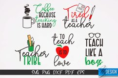 Teacher Quotes SVG Bundle|School Quotes SVG|Funny Teacher v2 Product Image 3