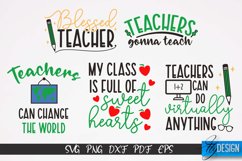 Teacher Quotes SVG Bundle|School Quotes SVG|Funny Teacher v1 Product Image 4