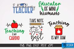 Teacher Quotes SVG Bundle|School Quotes SVG|Funny Teacher v2 Product Image 4