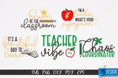 Teacher Quotes SVG Bundle|School Quotes SVG|Funny Teacher v2 Product Image 5