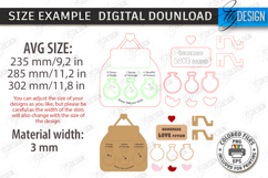 Valentine’s Day Boards Laser Cut Bundle|Recipe for Love SVG Product Image 2