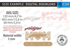 Mom Love You Stands Laser Cut Bundle|Family SVG|Table Decor Product Image 2