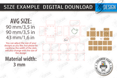 Photo Memory Boxes Laser Cut Bundle | Romantic Folding Boxes Product Image 7