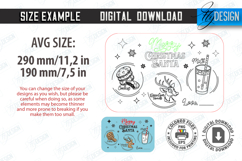 Santa Cookie Trays Laser Cut Bundle| Christmas |Santa Treats Product Image 3
