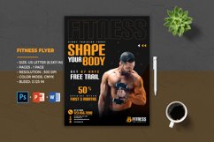 Fitness Flyer Template | Gym Flyer Template Product Image 1