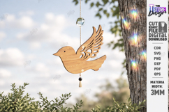 Flying Bird Wood Ornament Laser Cut Bundle | Garden Decor Product Image 5