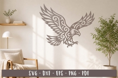 Flying Eagle Wall Decor SVG Laser Cut design
