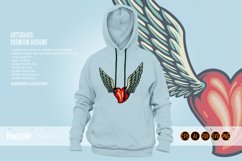 Flying Hearts Love Beautiful Happy Valentine Product Image 3