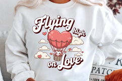 Flying High On Love Sublimation PNG Design Product Image 2