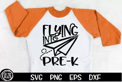 Flying Into Pre-K SVG PNG Cutting Sublimation Prek SVG Product Image 2