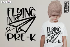 Flying Into Pre-K SVG PNG Cutting Sublimation Prek SVG Product Image 1