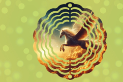 Flying pegasus in the clouds Product Image 3