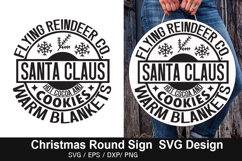 Christmas Round Sign SVG Bundle - Christmas Design Product Image 2