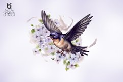 Flying Swallow Sublimation Clipart Bundle Product Image 6