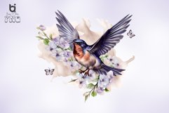 Flying Swallow Sublimation Clipart Bundle Product Image 9