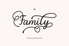 Family Girly Script Handwritten Font Product Image 1
