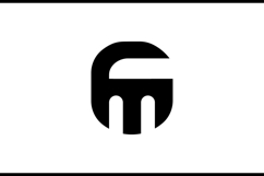 FM MF letter logo design. Product Image 1