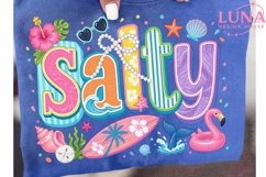 Salty Beach Summer Vibes PNG, Tropical Sublimation Clipart Product Image 6