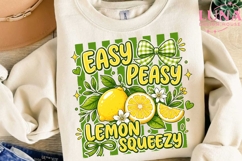 Easy Peasy Lemon Squeezy PNG, Summer Lemon Clipart, Citrus P Product Image 3