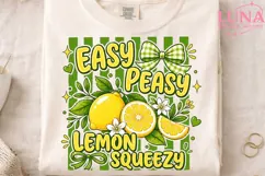 Easy Peasy Lemon Squeezy PNG, Summer Lemon Clipart, Citrus P Product Image 4