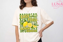 Easy Peasy Lemon Squeezy PNG, Summer Lemon Clipart, Citrus P Product Image 1