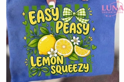 Easy Peasy Lemon Squeezy PNG, Summer Lemon Clipart, Citrus P Product Image 6