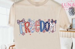 Freedom Patriotic 4th of July PNG, America Sublimation PNG Product Image 2