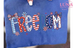 Freedom Patriotic 4th of July PNG, America Sublimation PNG Product Image 6