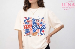 America 4th of July PNG, Patriotic Sublimation, Independence Product Image 1