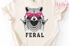 Feral Raccoon PNG, Pink Sunglasses Raccoon Png, Funny Animal Product Image 5