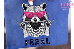Feral Raccoon PNG, Pink Sunglasses Raccoon Png, Funny Animal Product Image 6