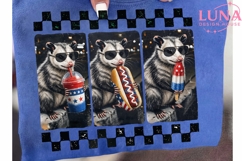 Patriotic Opossum PNG, 4th of July Possum PNG, Funny America Product Image 6