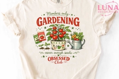 Gardening Obsessed Club PNG, Tomato Garden Sublimation Desig Product Image 5
