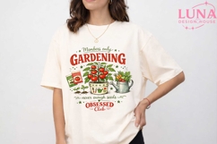 Gardening Obsessed Club PNG, Tomato Garden Sublimation Desig Product Image 1