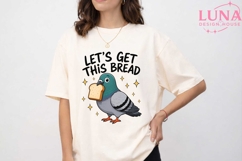 Let's Get This Bread Pigeon PNG, Funny Bird Clipart, Meme PN Product Image 1