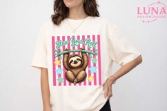 Cute Sloth Slow Your Roll PNG, Funny Sloth Clipart, Sloth PN Product Image 5