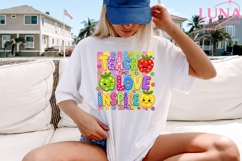 Teach Love Inspire PNG, Teacher Sublimation PNG, Back to Sch Product Image 2