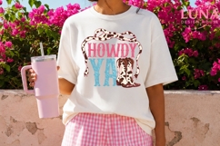 Howdy Yall Cowgirl Boots PNG, Western Sublimation, Cow Print Product Image 6