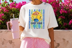 Cast Your Nets Fish Christian PNG, Luke 5:4 Bible Verse PNG Product Image 6