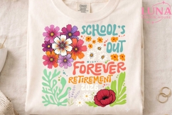 School's Out Forever Retirement 2026 PNG, Teacher Retirement Product Image 3