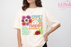 School's Out Forever Retirement 2026 PNG, Teacher Retirement Product Image 5