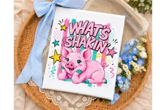 What's Shakin' Pig PNG Shirt Design Product Image 3