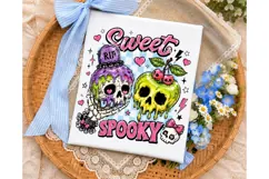 Sweet Spooky Skull PNG Sublimation Desig Product Image 3
