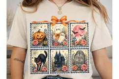 Halloween Stamps PNG Sublimation Shirt D Product Image 2