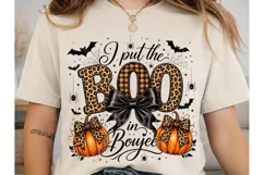 I Put the Boo in Boujee Halloween PNG Sh Product Image 2