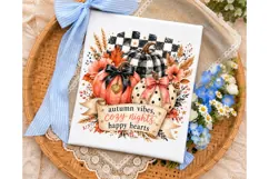 Autumn Vibes Pumpkin PNG Shirt Design Product Image 3
